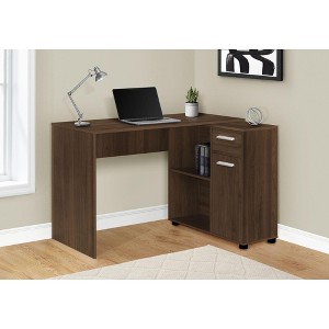 PAGED Simple Modern Computer Desk, L Shaped Home Office Desk with Storage Drawer, Cabinet and 2 Shelves for Office - 1 of 4