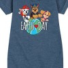 Girls' - Paw Patrol - Earth Day Globe Graphic Short Sleeve Fleece Dress - 2 of 4