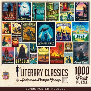 MasterPieces 1000 Piece Jigsaw Puzzle - Literary Classics - 19.25"x26.75" - 1 of 4