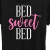 Women's - Instant Message - Bed Sweet Bed Short Sleeve Graphic T-Shirt - 2 of 4
