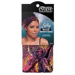 Evolve Products Wide Infinity Headband - Snakeskin - 48ct