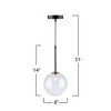 Artcraft Lighting Aurelia 1 - Light Pendant in  Matte Black/Brass - 2 of 4