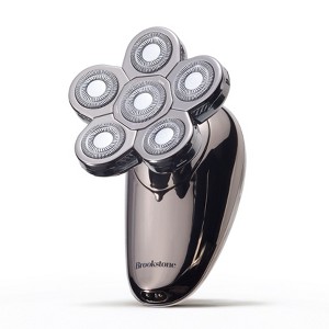 Brookstone 6-Head Flex Shaver - Pivoting Heads, Smooth Close Shave, Rechargeable - 1 of 4
