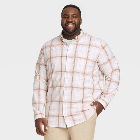 plus size plaid button down shirt