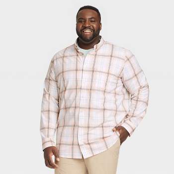 Men's Long Sleeve Slim Fit Button-Down Shirt - Goodfellow & Co™