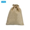 Unique Bargains Durable Large Capacity Coin Sacks Bag with Drawstring 3 Pcs - 3 of 4