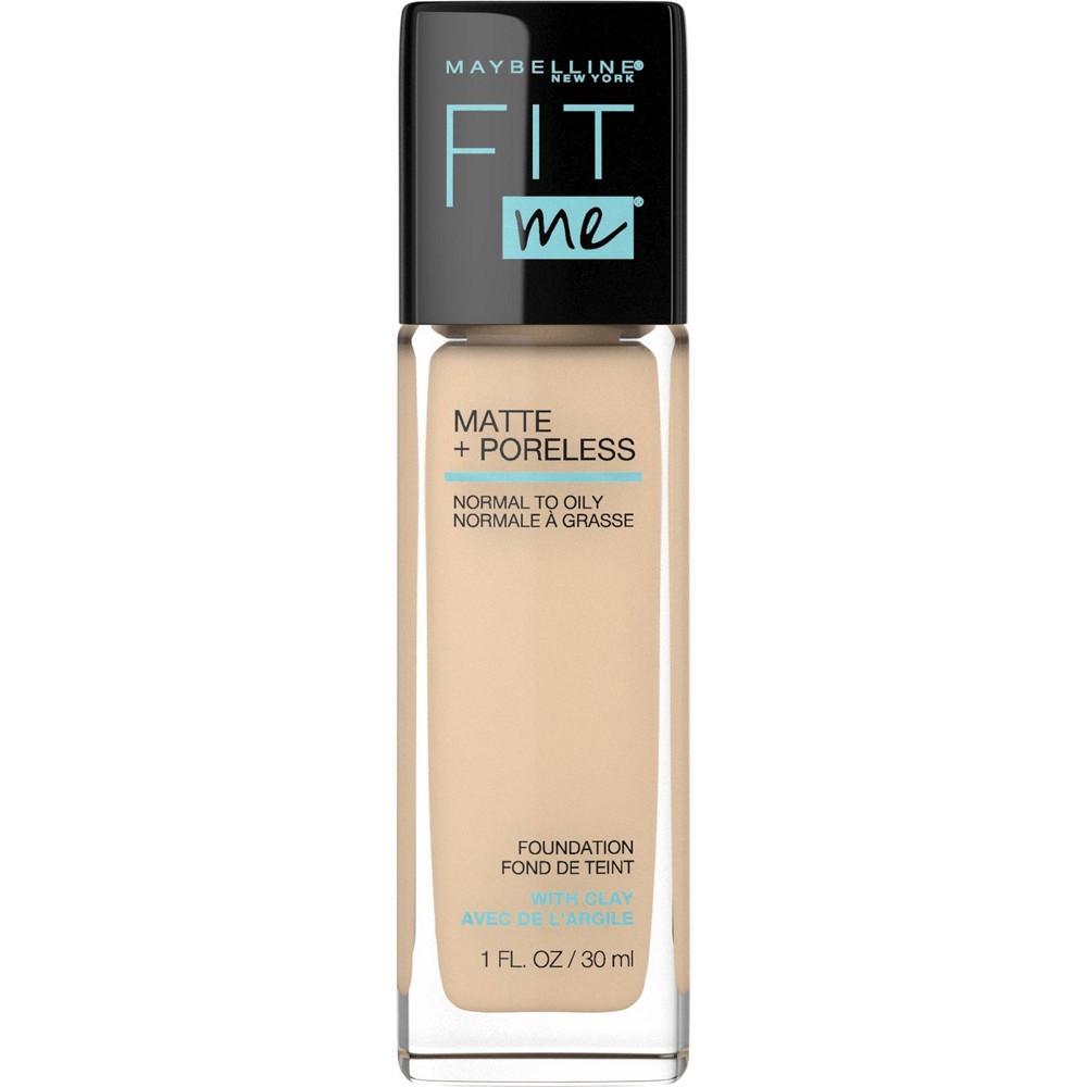 Maybelline Fit Me Matte + Poreless Oil Free Foundation - 118 Light Beige - 1 fl oz
