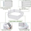 Cesicia 70x60x18in Grey Hexagon Galvanized Steel Raised Garden Bed - 4 of 4