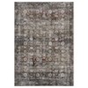 Living Room Rug, Washable Vintage Floral Low Pile Non Slip Carpet for Bedroom, Dining Room, Office, Farmhouse Rug - 3 of 4