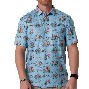 Burlebo Men's Performance Short Sleeve Polo Golf Shirt - 1 of 4