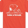 Boys' - Peanuts - Take A Break Short Sleeve Graphic T-Shirt - 2 of 4