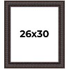 PosterPalooza | 3.5" Wide Ornate Brown Picture Frame - UV Acrylic, Foam Board Backing, Hanging Hardware - 2 of 4