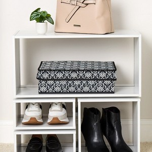 The Lakeside Collection Damask Bedroom or Closet Storage Bin Organizer - Underbed Storage Bin - 1 of 4