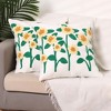 Unique Bargains Embroidered Floral Throw Floral Pattern Pillow Cases 2 Pcs - 2 of 4
