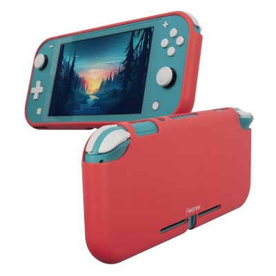 Insten Silicone Case for Nintendo Switch Lite - Shockproof Protective Cover Accessories with Smooth Grip, Red