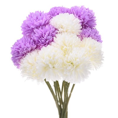 cream white, light purple