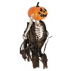 Morris Costumes 17 3/4" Hanging Waving Jack-O'-Lantern Pumpkin Creeper Halloween Decoration - 2 of 2