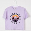 Simply Sage Market Vacation Mode Circle Boxy Crop Top - 3 of 4