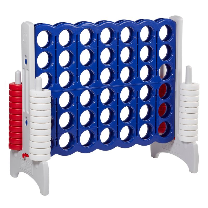 ECR4Kids Jumbo Four-To-Score Giant Game-Indoor/Outdoor 4-In-A-Row Connect, 1 of 11