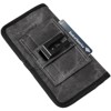 LUXMO Extra Large Horizontal Universal Pouch w/ Dual Card Slots - Dark Denim Fabric - 4 of 4