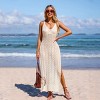 Women's Crotchet Cutout Maxi Slip Beach Cover-Up - Cupshe - 4 of 4