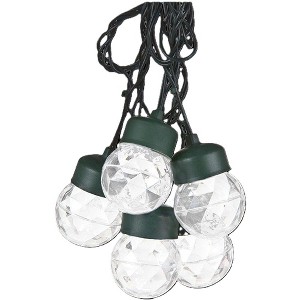 LightShow Projection Light String Set of 8 White 12-FT Total Length - 1 of 3