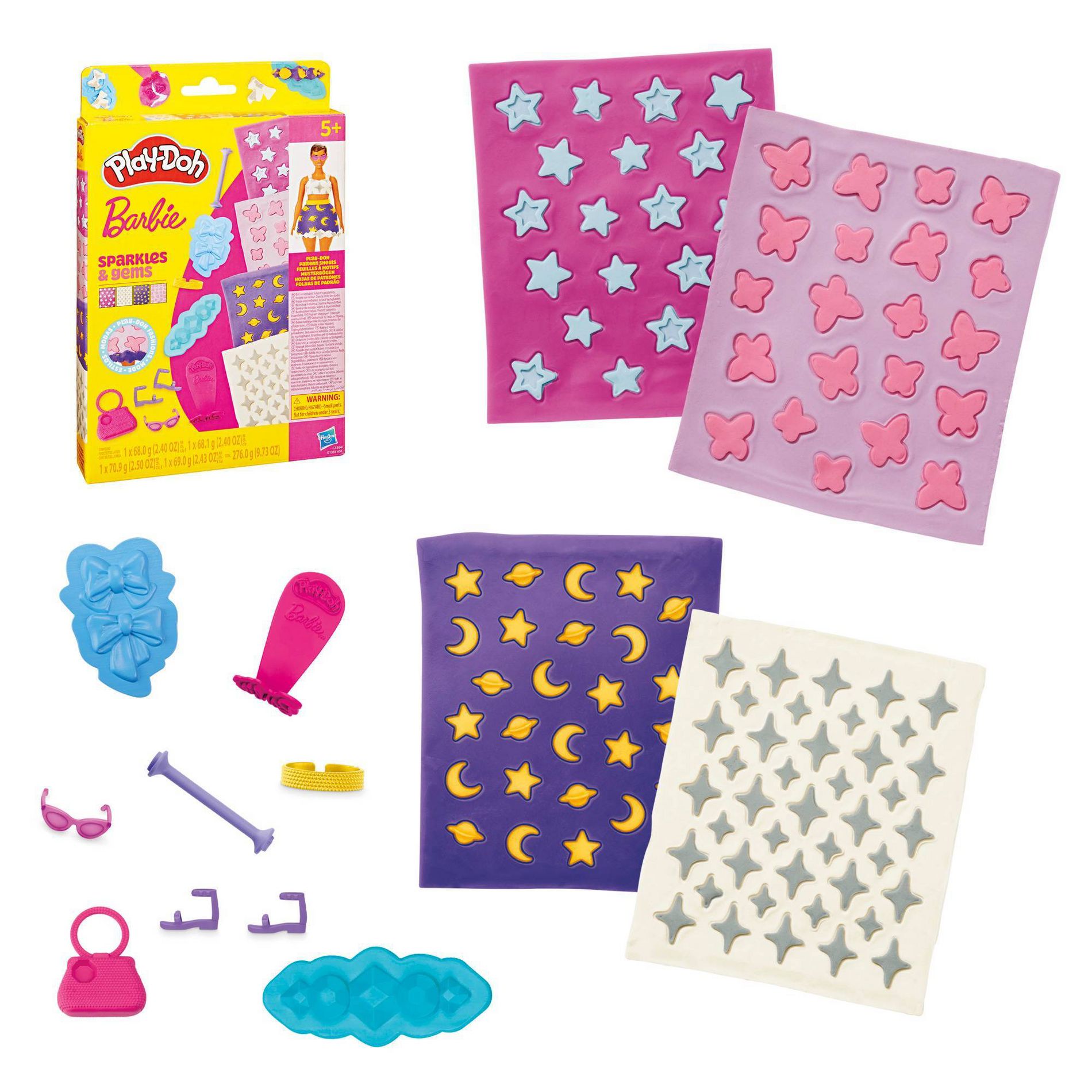 Play-Doh Barbie Sparkles and Gems Pattern Pack