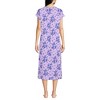 Lands' End Women's Short Sleeve Cooling Midi Nightgown - 2 of 3