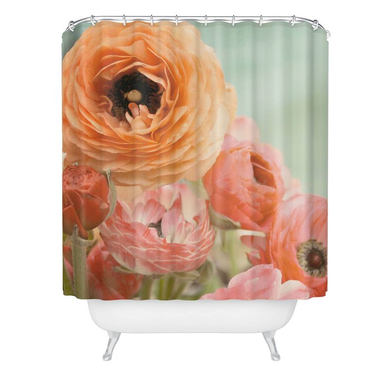 Deny Designs Bree Madden Spring Ranunculus Shower Curtain, 1 of 4