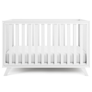 Comfy Cubs Baby Crib for 0 to 3 Years - Adjustable Mattress Height - 80 lbs Capacity Nursery Bed - 1 of 4