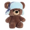 Aurora Medium Baby Bear Bentley Holiday Festive Stuffed Animal Brown 12" - 2 of 4