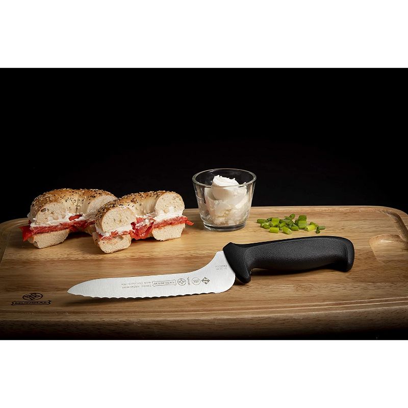 Mundial 5620-7E 7-Inch Offset- Serrated Edge Sandwich Knife, Black, 4 of 5