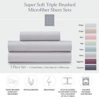 Ella Jayne Super Soft Triple Brushed Microfiber Sheet Set