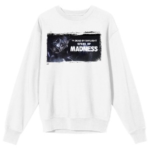 Dead By Daylight Spark Of Madness Crew Neck Long Sleeve White Adult Sweatshirt - 1 of 3