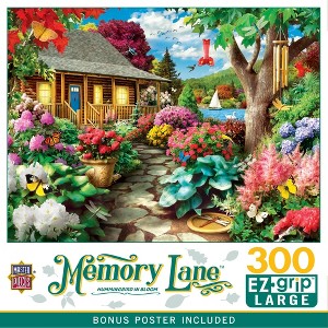 MasterPieces 300 Piece EZ Grip Jigsaw Puzzle - Hummingbird in Bloom - 18"x24" - 1 of 4