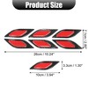 Unique Bargains Universal for Car 3D Reflective Stickers Safety Warning Sign 6 Pcs - 3 of 4