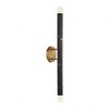Savoy House Callaway 2 - Light Wall Light in  Black Marble/Warm Brass - 3 of 4