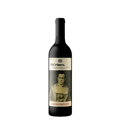 19 Crimes Cabernet Sauvignon Red Wine - 750ml Bottle