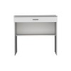 ?Vynxaria 80C Compact Writing Desk - Stylish Workstation with Drawer & Lower Shelf - 3 of 4
