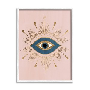 Stupell Industries Evil Eye Glam Boho Pattern Framed Giclee, 16 x 20 - 1 of 3