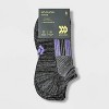 Women's Finish Line Striped Cushioned 6pk No Show Athletic Socks - All In Motion™ 4-10 - 2 of 3