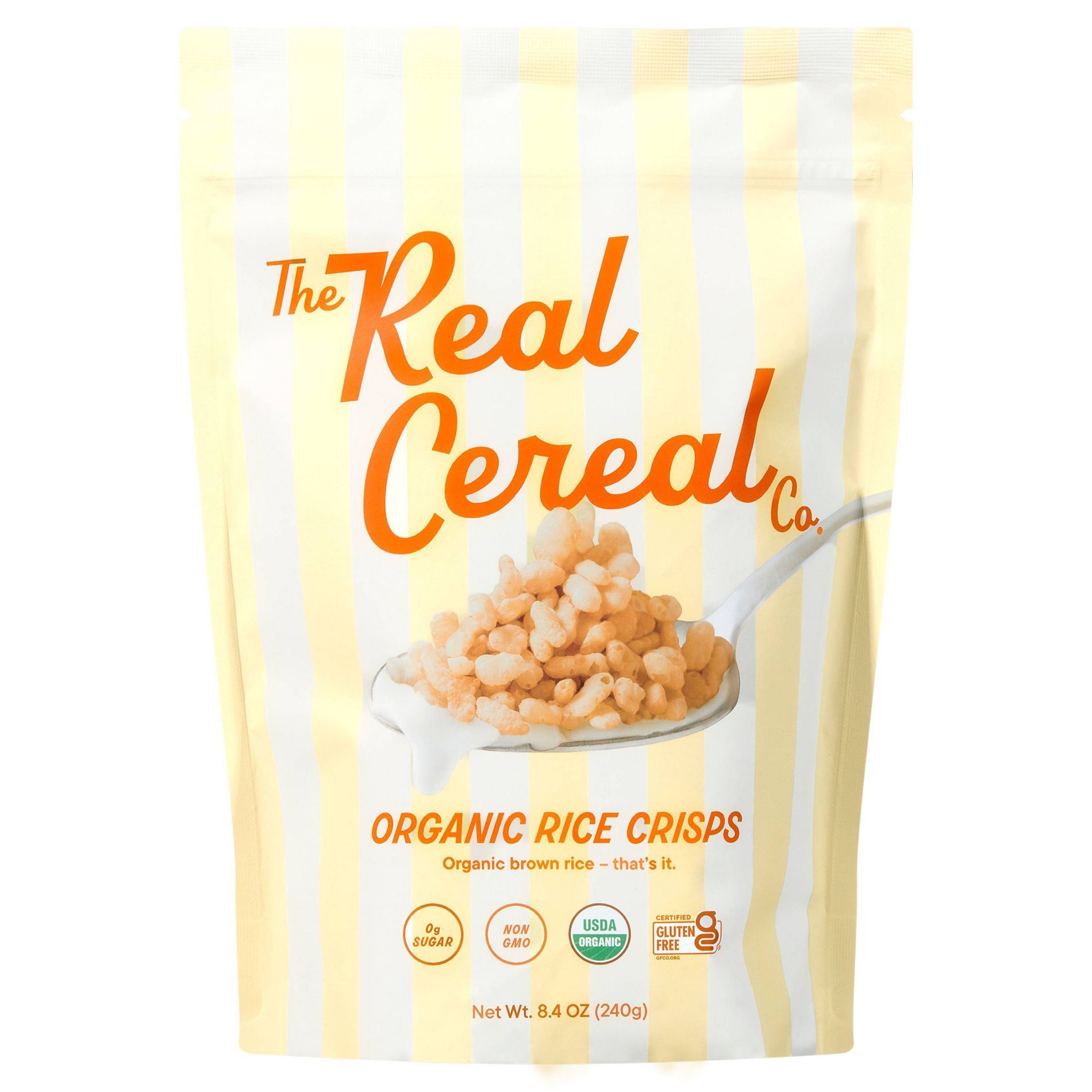The Real Cereal Company Organic Rice Crisps Breakfast Cereal - 8.4oz