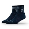 MLS San Diego FC Half Calf Knit 2pk Socks - 2 of 3