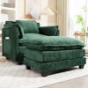 Ridstar Accent Chair and Armchairs with Wider Seat For Living Room & Bedroom-Green - 4 of 4