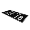 MaseiKar Japan License Plate Tag Omiya 45 16-18 For Deco 13"x6" - 2 of 4