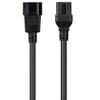 Monoprice Heavy Duty Power Cable - 6 Feet - Black | IEC 60320 C14 to IEC 60320 C15, 14AWG, 15A, SJT, 100-250V - 2 of 4
