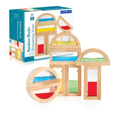 Shimmering Water Rainbow Blocks, 8 Pieces : Target
