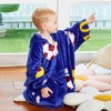 Catalonia Wearable Blanket Hoodie for Kids, Fleece Snuggy Sweatshirt Pullover, 4-12 Years Kids, Gift for Boys Girls, Gift Ideas - 2 of 4