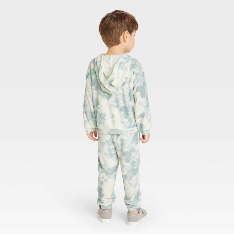 Grayson Collective Toddler Terry Towel Hoodie & Jogger Pants Set, 2 of 4