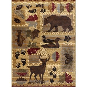 Nature's Nest Lodge Accent Rug ¨C 2' x 3', GC_CBL3002 Multi - Nertpow - 1 of 4